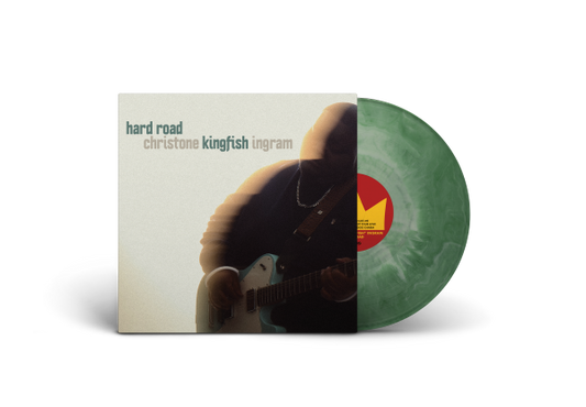 Christone Kingfish Ingram- Hard Road (Green and White Splash Vinyl) - VINYL