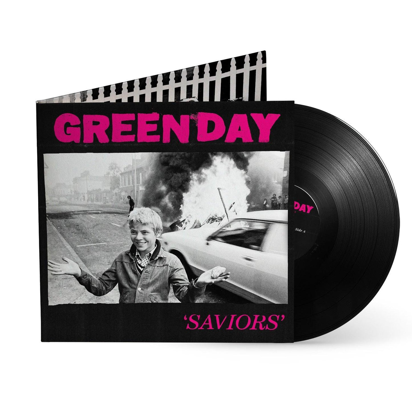 Green Day- Saviors (Deluxe 180g Vinyl w/ Gatefold Embossed Jacket & Poster) - VINYL