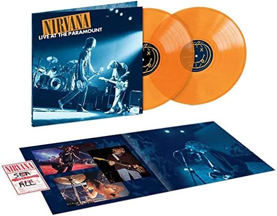 Nirvana- Live At The Paramount (Transparent Orange Vinyl) - VINYL