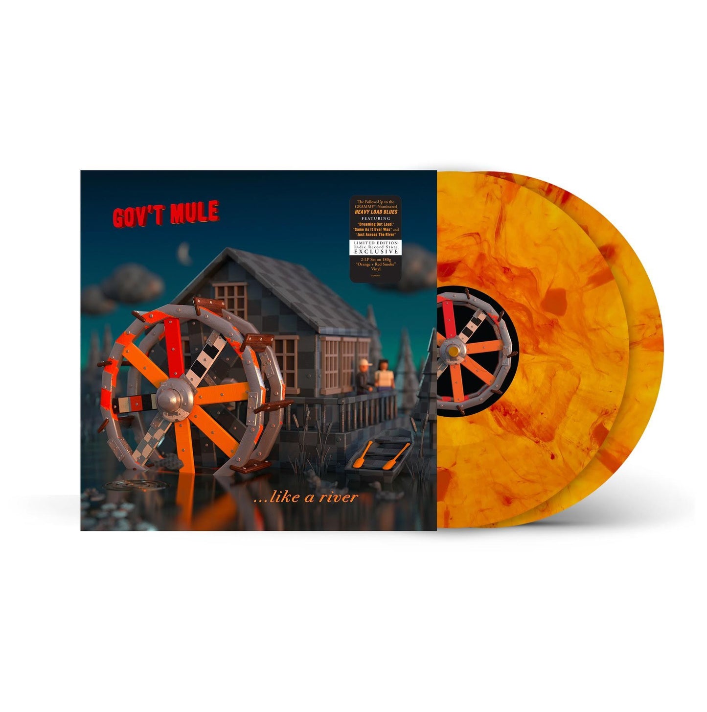 Gov't Mule- Peace... Like A River (Indie Exclusive Orange & Red Vinyl) - VINYL